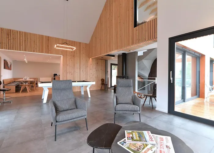 Moderne Avec Spa, Ideal Pour 12 Personnes - Fr-1-744-54 Muhlbach-sur-Munster