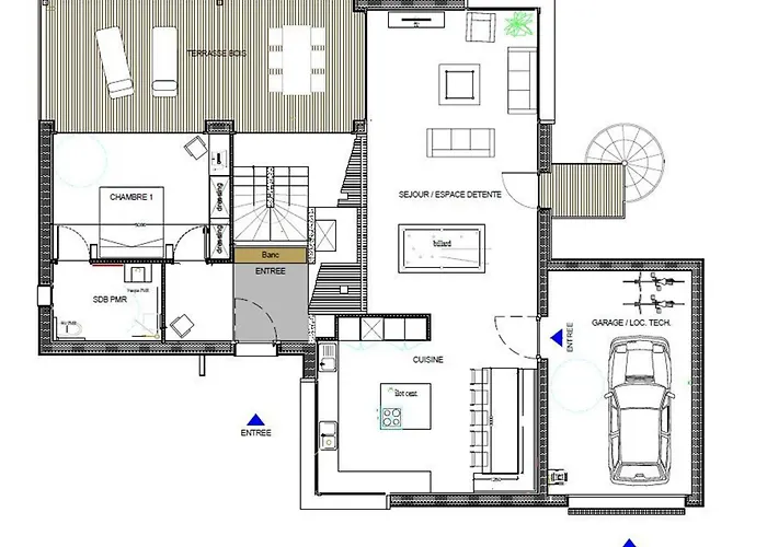 Moderne Avec Spa, Ideal Pour 12 Personnes - Fr-1-744-54 Holiday home